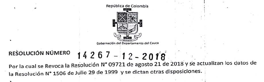 Licencia de Funcionamiento 2019